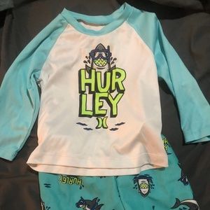 Hurley Swim Shirt and Trunks